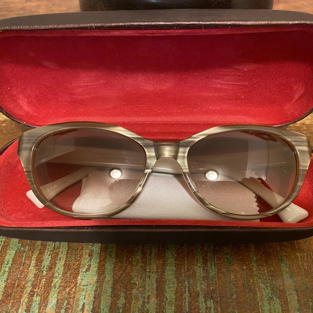 Intrigue Pearl Sage Cat Eye Sunglasses